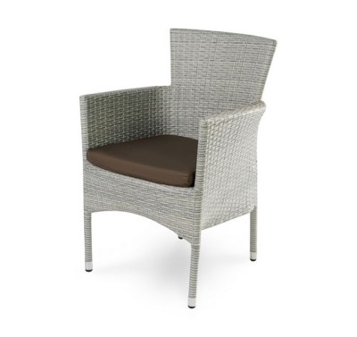 Кресло плетеное Aroma Grey
